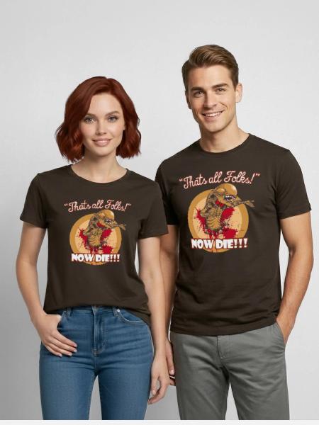 Thats all folks Now die shirt - Heavyweight Unisex T-Shirt by Gildan