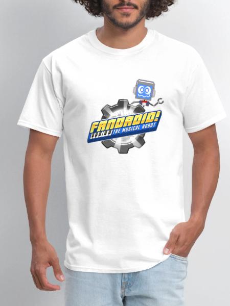 Fandroid Logo with Waving Fandroid