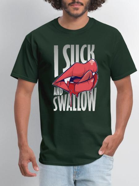 suck & swallow - Men's T-Shirt