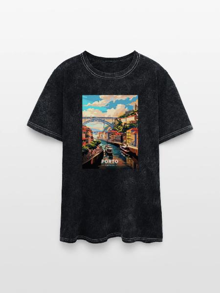 Porto Portugal Travel - Washed Unisex T-Shirt