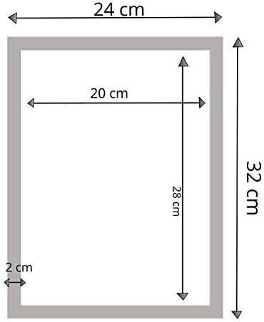 Berwaz Lab Neymar Black Wooden Frame with Glass Printed Poster Tableau Wall Art Bzl-189-24322-Bk
