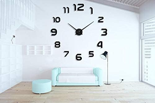 Wall Clocks Horloge 3d Diy Acrylic Mirror Stickers Home Decoration Living Room Quartz Needle