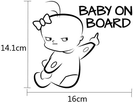 Other BABY ON BOARD Funny Vinyl Car Sticker Warning Sign Decal Car Styling