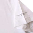 Round neck printed cotton T-Shirt-white