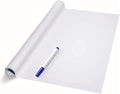 TECHBLAZE White Board Sticker with Marker Pen Reusable Extra Large Size for Wall Self Adhesive Removal use in Home Study Kids, Presentation Preparation in School and Office (White)
