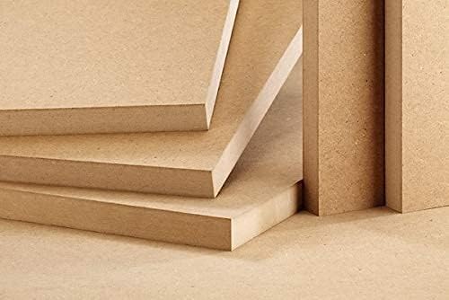 DI-Kraft Pack of 6 Pine MDF Boards for Art and Craft 5 mmThick Craft Board with Light Colour and Smooth Finish (16 Inch x 20 Inch x 5 mm)