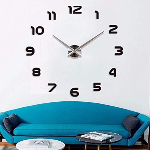 Wall Clocks Horloge 3d Diy Acrylic Mirror Stickers Home Decoration Living Room Quartz Needle
