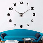 Wall Clocks Horloge 3d Diy Acrylic Mirror Stickers Home Decoration Living Room Quartz Needle