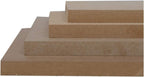 MDF Wood Board 3mm 1/8th inch MDF (Medium Density Fibreboard) Hardwood Board (14 x 14in 6 Sheets)