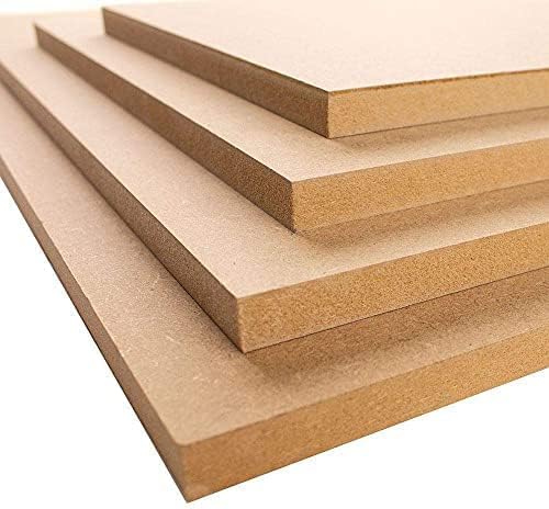 DI-Kraft Pack of 6 Pine MDF Boards for Art and Craft 5 mmThick Craft Board with Light Colour and Smooth Finish (16 Inch x 20 Inch x 5 mm)