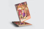 Rapunzel Note Book A5-50 Papers - Wooden Cover