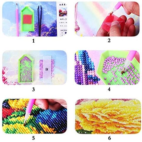 5D DIY لوحة ماسية على شكل قطة كرتونية حيوان ساعة غرزة متقاطعة ملصقات حائط ديكور منزلي 30x40 سم