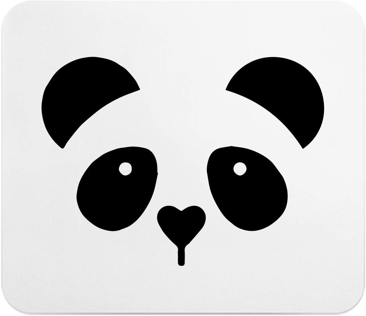 Loud Universe Panda Animal Cute Panda Rectangular Thick Flexible Mouse Pad