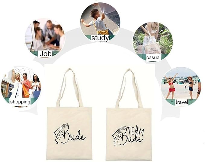 Canvas Printed Words Coolest Dad Shopping Tote Bag