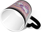 Tinwyde Anime Kitty Cat Mug Coffee Travel Mugs Novelty Heat Color Changing Mug Magic Galaxy Starry Ceramic Tea Cups Gift