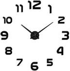 Wall Clocks Horloge 3d Diy Acrylic Mirror Stickers Home Decoration Living Room Quartz Needle