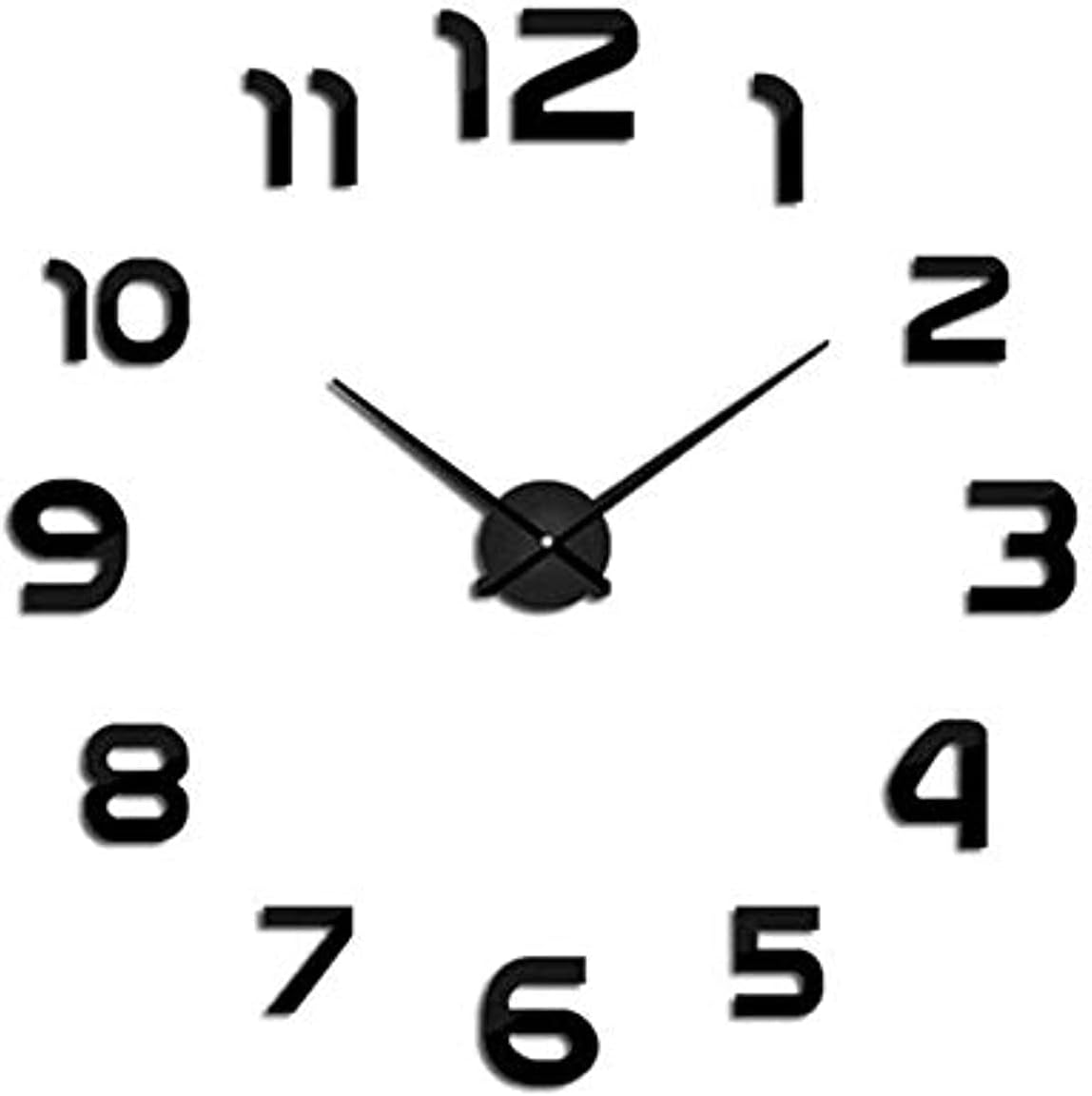 Wall Clocks Horloge 3d Diy Acrylic Mirror Stickers Home Decoration Living Room Quartz Needle