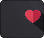 Loud Universe Love Heart Valentine Rectangular Thick Flexible Mouse Pad