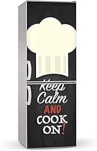 Creative 3D Cook On Fridge Sticker Self-adhesive Home Decorative Wall Sticker