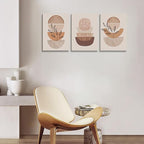 DZRWUBHS Boho Wall Decor Living Room Canvas Wall Art For Bedroom Abstract Line Wall Paintings Wall Decorations For Office Abstract Prints Artwork Room Wall Pictures Kitchen Home Decoration 3 Piece Set