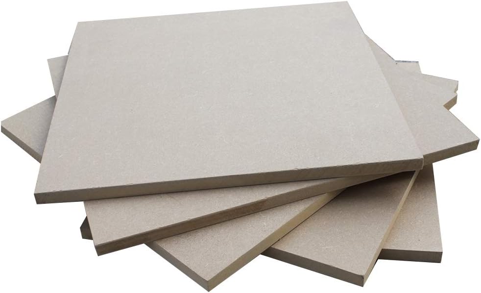 MDF Wood Board 3mm 1/8th inch MDF (Medium Density Fibreboard) Hardwood Board (14 x 14in 6 Sheets)