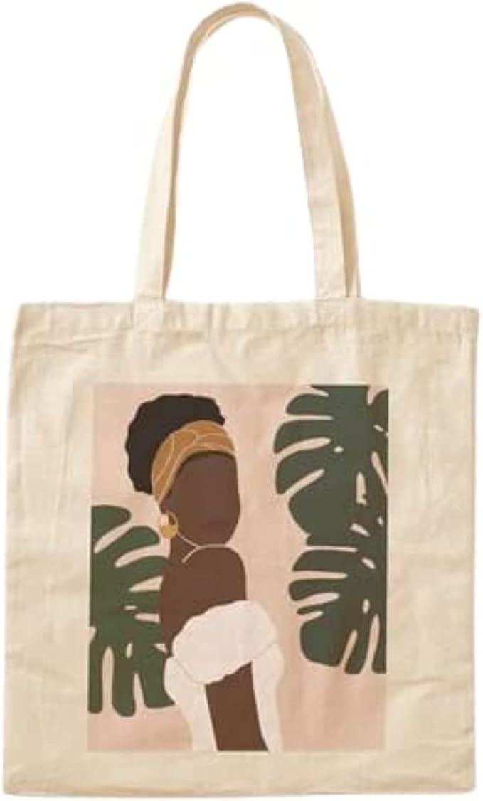 Generic Linen Tote Bag With Premium Design, Multicolor For Women