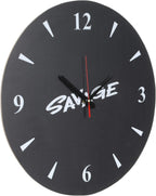 Other Wood Analog Wall Clock - Black, 41cm x 41cm, AA Battery, Alarm, Kitchen