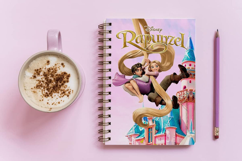 Rapunzel Note Book A5-50 Papers - Wooden Cover
