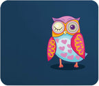 Loud Universe Owl Colorful Eye Mouse Pad