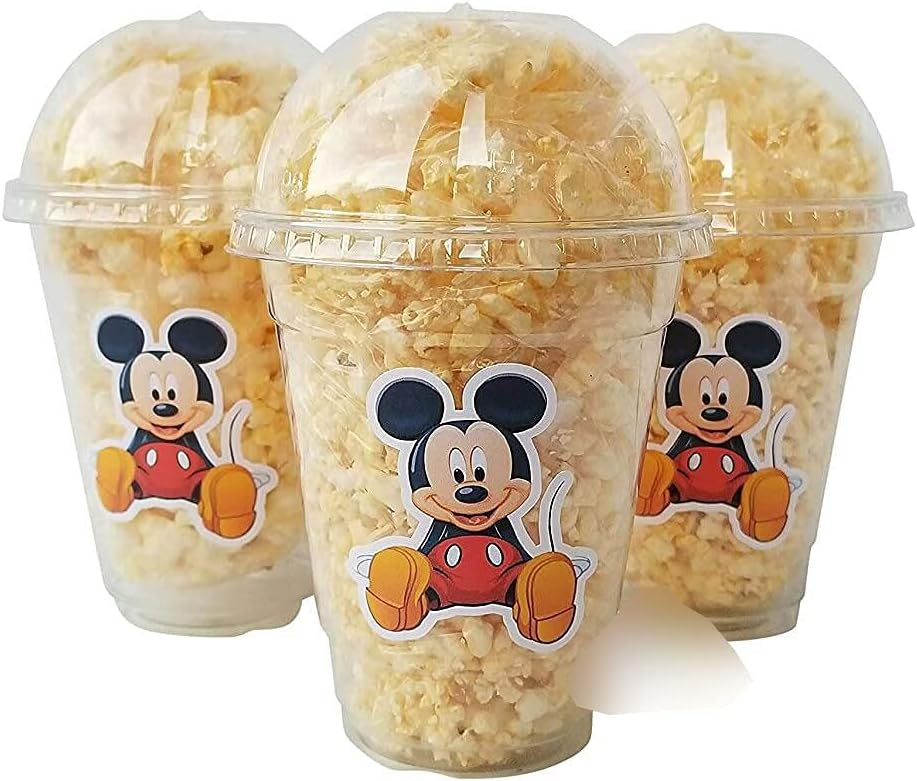 LONGYU 50Pcs Bulk Mickey Mouse Vinyl Stickers Waterproof Disney Mickey Minnie Stickers Graffiti Decals for Water Bottles Cars Motorcycle Skateboard Portable Luggages Phone Ipad Laptops