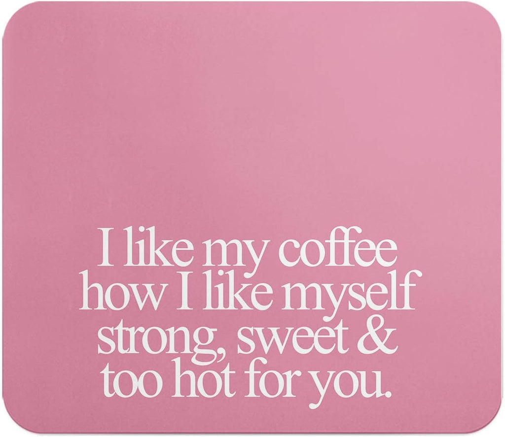 Loud Universe Coffee Drink Coffee Quote Addict Coffee Rectangular Thick Flexible Mouse Pad