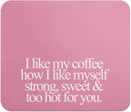 Loud Universe Coffee Drink Coffee Quote Addict Coffee Rectangular Thick Flexible Mouse Pad