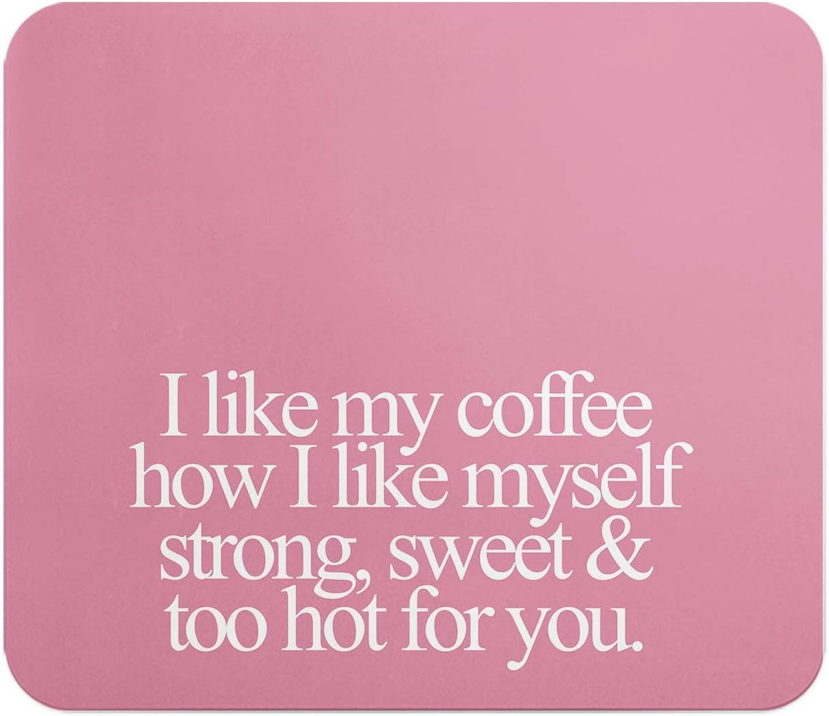 Loud Universe Coffee Drink Coffee Quote Addict Coffee Rectangular Thick Flexible Mouse Pad