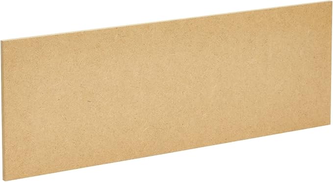 Bright Creations 12 Pack Unfinished Wood Planks for Crafts, Wall Decorations, Rectangular MDF Board 1/4 Inch Thick for DIY Projects, Art Classes, Carpentry, Painting (5 x 15 Inches)