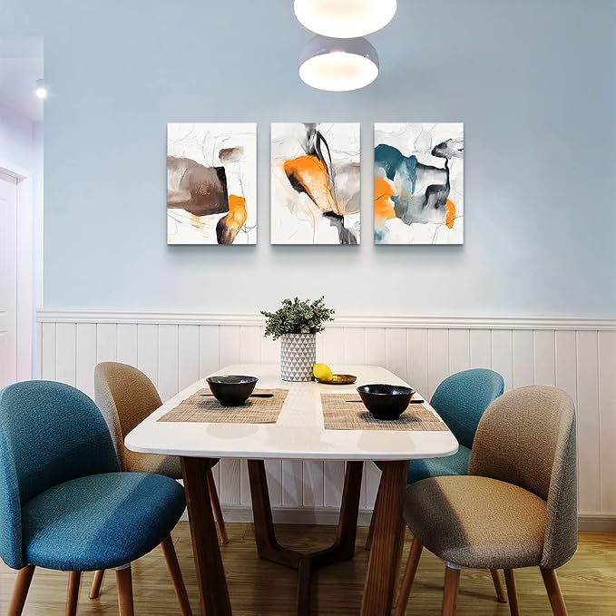 Minimalist Abstract Canvas Wall Art For Living Room Boho Wall Decor For Bedroom Fashion Wall Decorations For Office Abstract Wall Paintings Room Wall Pictures Artwork Bathroom Home Decoration 3 Piece