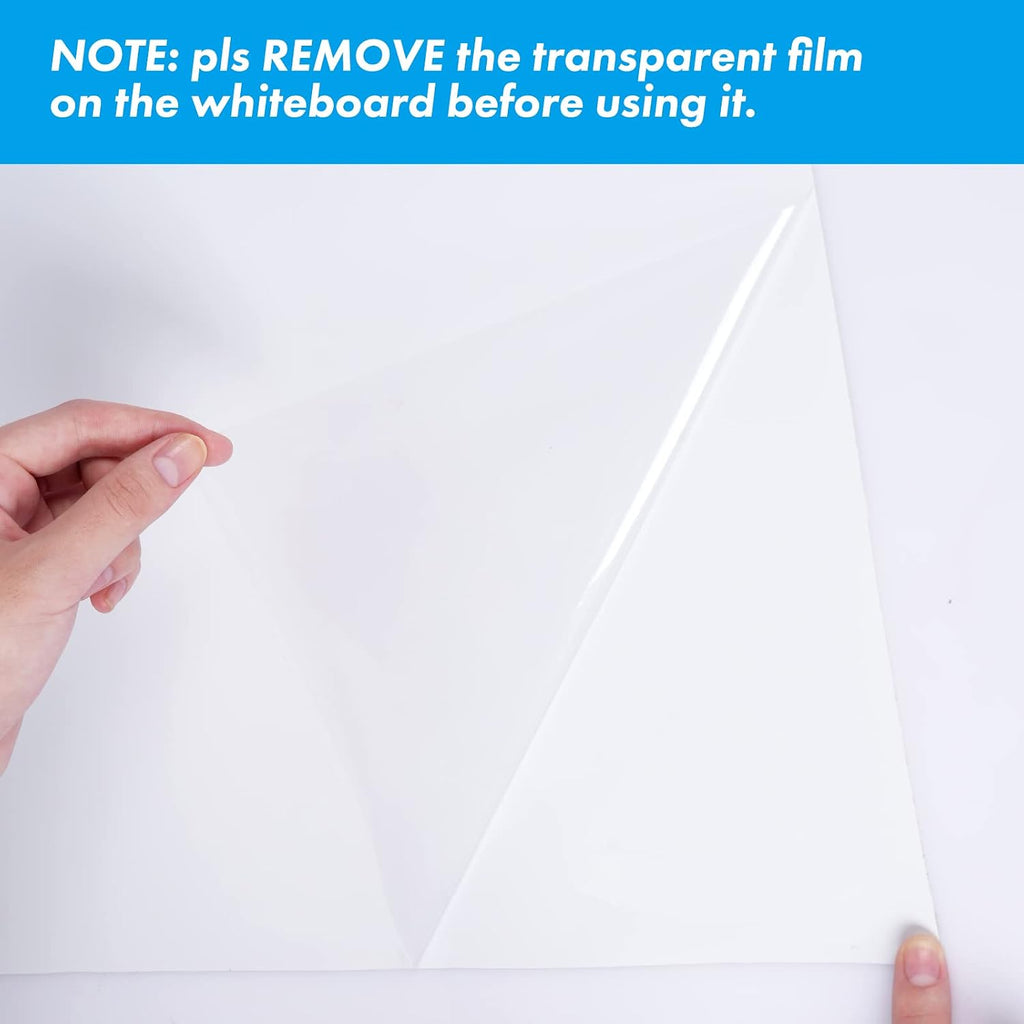 HAMIGAR White Board Sticker for Wall 24" x 79" Dry Erase Adhesive Paper