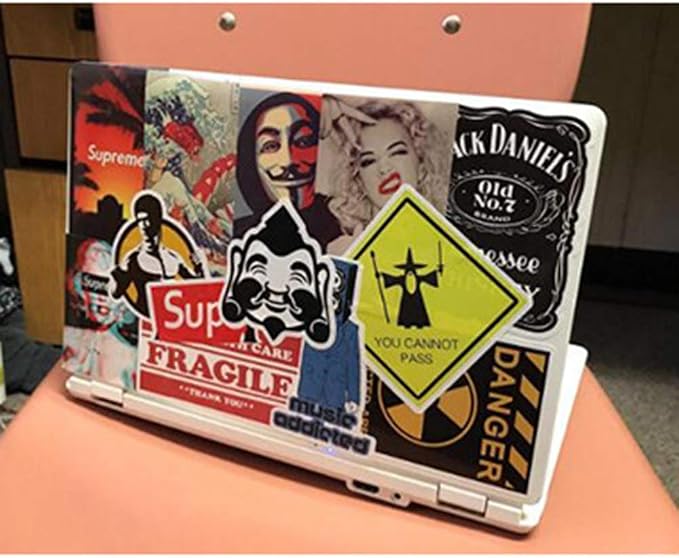 100 pcs Mixed Stickers for Luggage Laptop Decal Toys Bike Car Motorcycle Phone Snowboard Funny Doodle Cool DIY Sticker