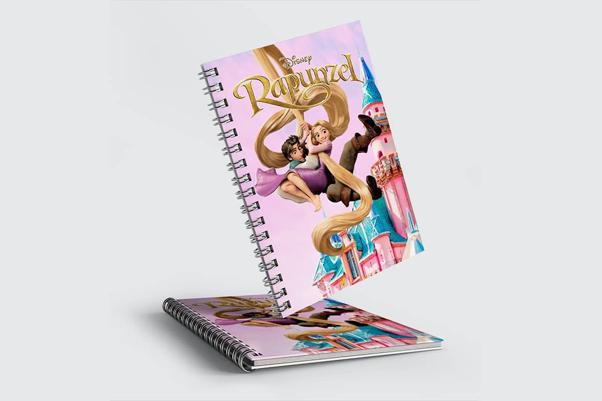 Rapunzel Note Book A5-50 Papers - Wooden Cover