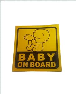 Baby on board baby in car sticker
