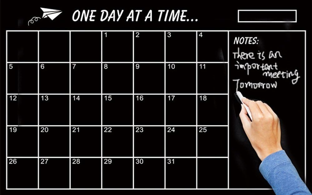 ZS DECOR Weekly Chalkboard Planner Wall Sticker