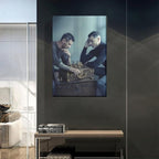 NBHYK Cristiano Ronaldo And Lionel Messi Poster frames poster board Wall Art Prints Canvas painting for room aesthetic Decor ready to hanging 16x24 poster