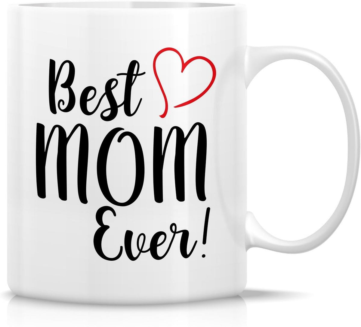 Fast print Funny Mug - Best Mom Ever 11 Oz Ceramic Coffee Mugs - Funny, Sarcasm, Sarcastic, Motivational, Inspirational birthday gifts for mom, mum, mama, mother, mother's day gift
