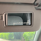 MiaRita 3X You are Enough Rearview Mirror Decal, Vanity Mirror Stickers, Rear View Mirror Sticker, Car Mirror Decal, Car Decal for Women, Window Vinyl Decal, Positive Affirmation Decals