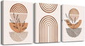 DZRWUBHS Boho Wall Decor Living Room Canvas Wall Art For Bedroom Abstract Line Wall Paintings Wall Decorations For Office Abstract Prints Artwork Room Wall Pictures Kitchen Home Decoration 3 Piece Set