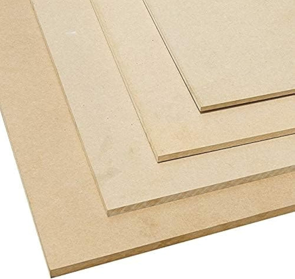 DI-Kraft Pack of 6 Pine MDF Boards for Art and Craft 5 mmThick Craft Board with Light Colour and Smooth Finish (16 Inch x 20 Inch x 5 mm)
