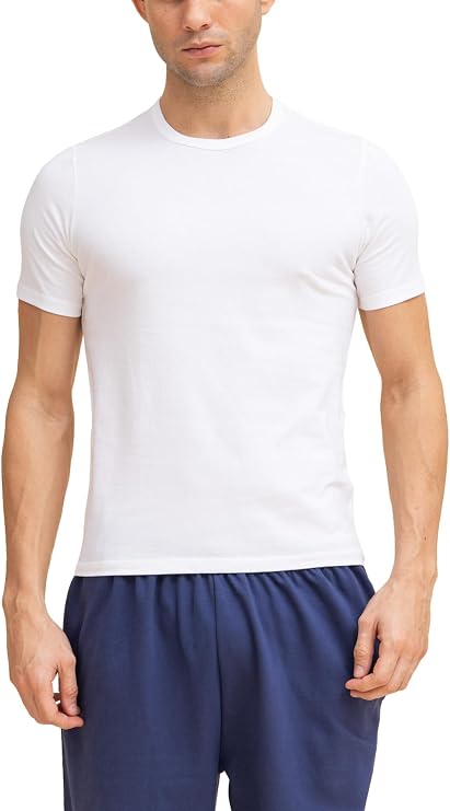 PHOENIX White Round Neck T - Shirt For Men, XL