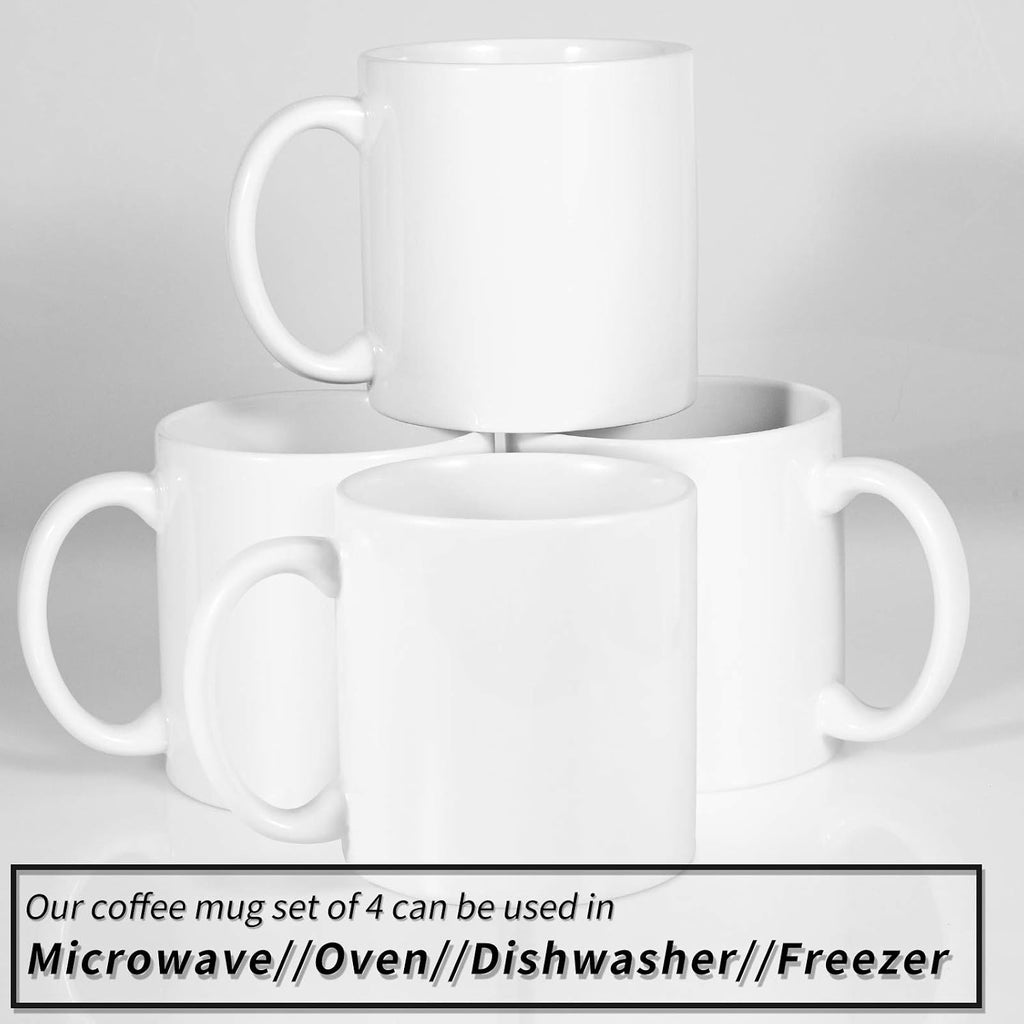 Bycnzb 22oz white Super Large Ceramic Coffee Mugs Large Handles Set of 1