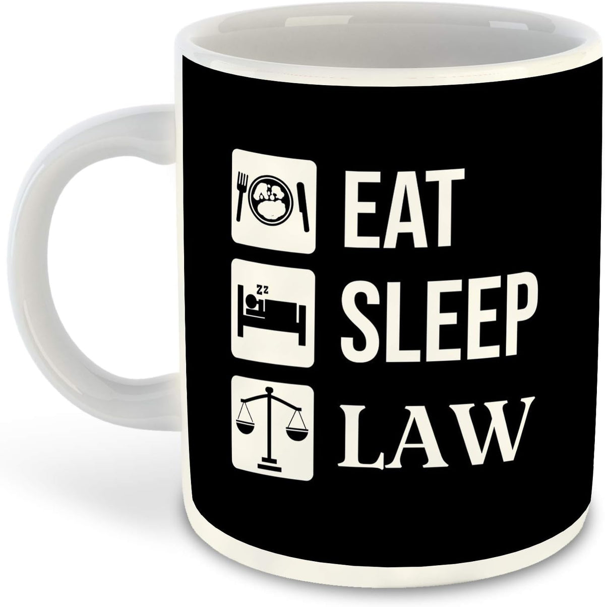 Whats Your Kick Advocate Inspired Ceramic White Inner Color Printed Ceramic Coffee Mug and Tea Mug with Coaster (Advocate, Law, Lawyer) Multi-5