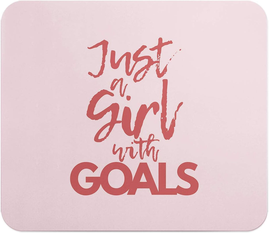 Loud Universe Girl Goals Slay Girl Rectangular Thick Flexible Mouse Pad