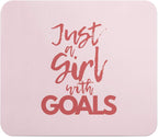 Loud Universe Girl Goals Slay Girl Rectangular Thick Flexible Mouse Pad